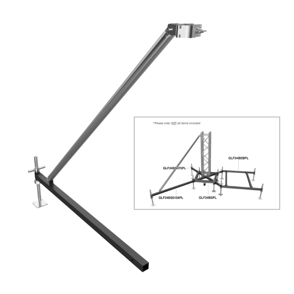 Ground Support F34 PL BS0-150 Steel Outrigger 1.5m