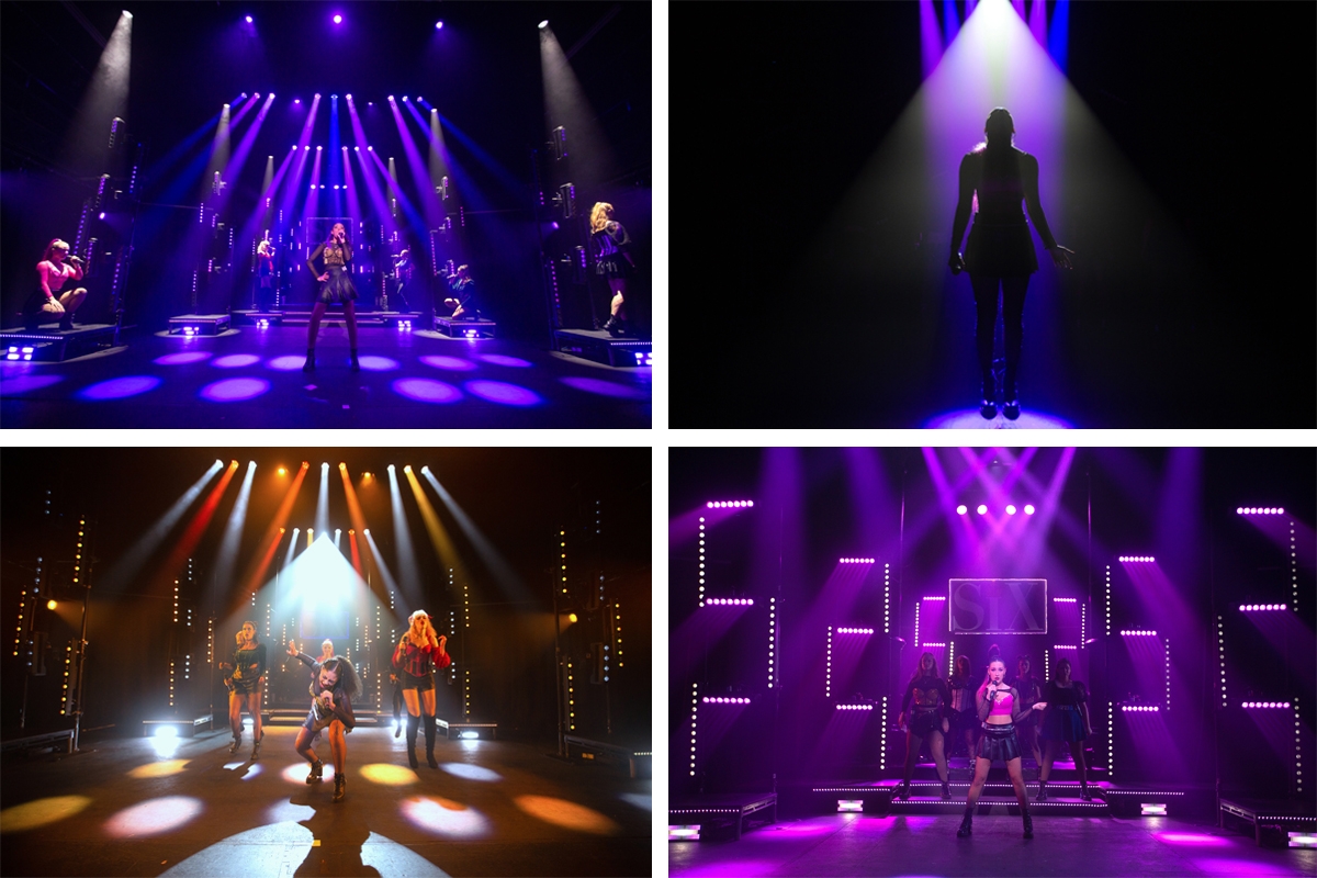 A dazzling display for Six the Musical by TDLX
