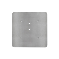 UBP500 500 x 500mm Aluminium Base Plate (No Conicals)