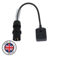 0.35m 1.5mm 16A Male – 15A Female Adaptor Cable