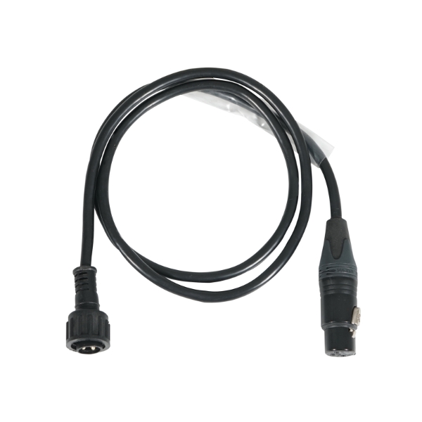 1m DMX Hydralock Male to Neutrik XLR 3-Pin Female Cable